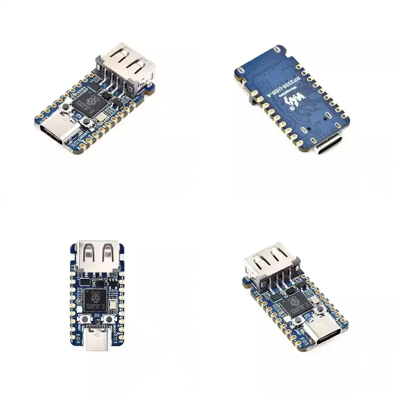 RP2350-USB-A Mini Development Board P2350-USB-A Type C Interface, Dual Core Dual Architecture RP2350