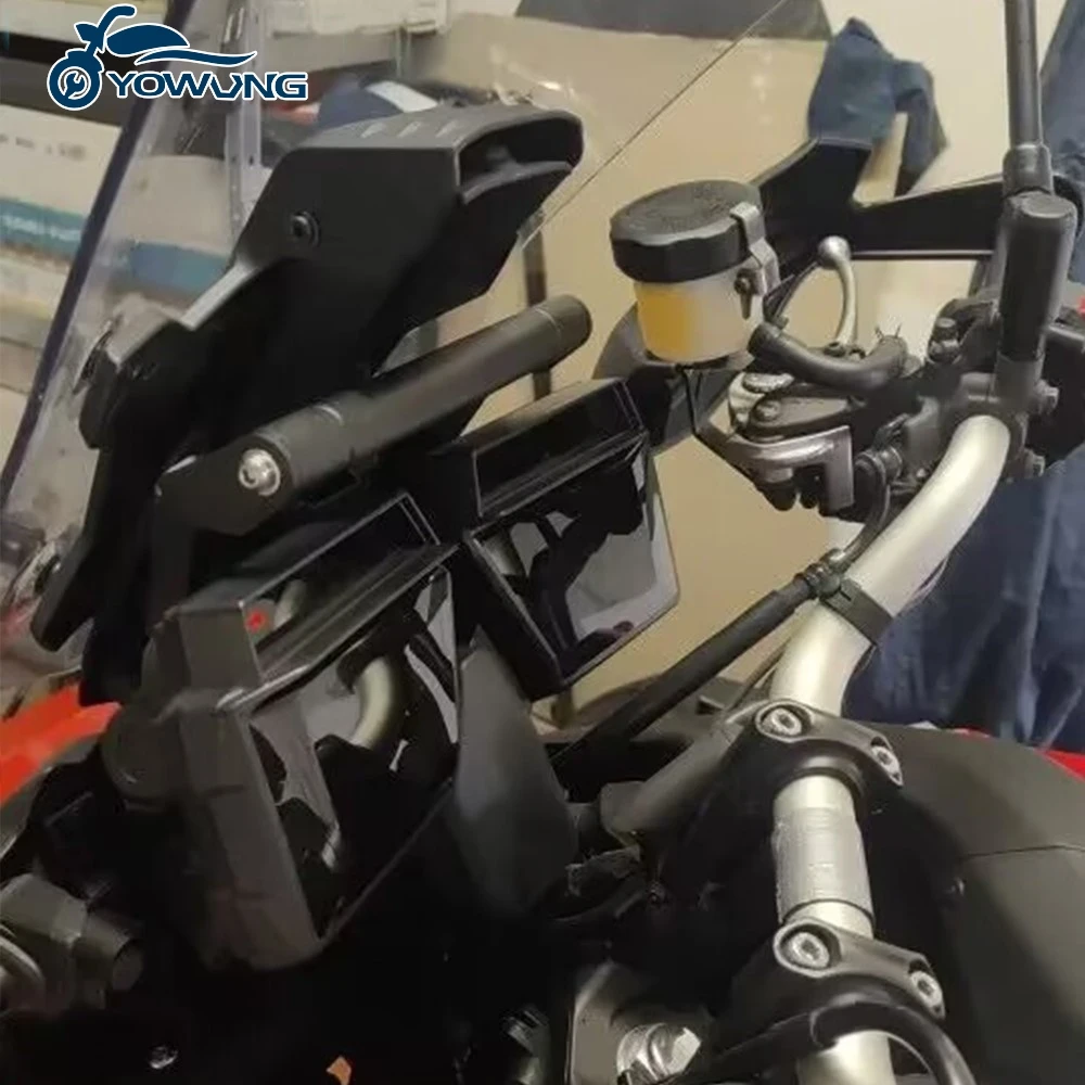 

Tracer 9GT 2025 GPS Navigation Mount Bracket Handlebar Bar Extension Stand Holder For Yamaha Tracer 9GT 9/GT 2021 2022 2023 2024