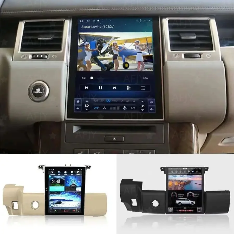 Android 14 Car Radio For Land Rover Range rover Sport L320 2011-2013 AC Panel Auto Multimedia Player GPS Navigation Head Unit