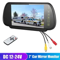 Bileeko 7 Inch LCD Color Screen Car Reverse Rear View Backup Camera HD Mirror Monitor