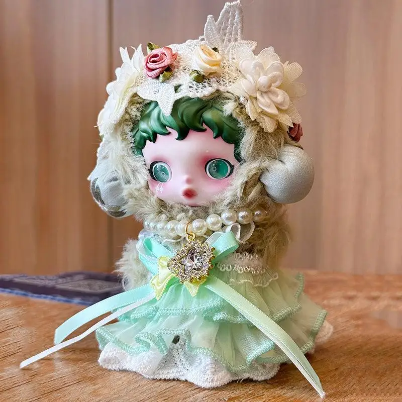 1PC Puppe Kleidung Sp Licht Weben Garten Serie Für Kleidung Plüsch Puppe Prinzessin Kleid Halskette Set Puppe Zubehör