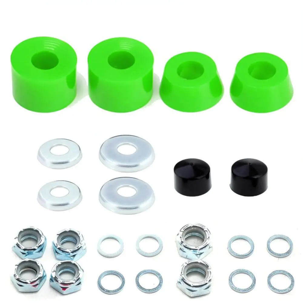 Skateboard Truck Repair Accessory Pivot Cup Bushing Set PU Shock Cushion For Double Kick Skateboard Modification