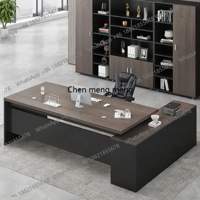 

E182 standing aesthetic office desk design large organizers modern fashion office desk interior mesas escritorio room decoration