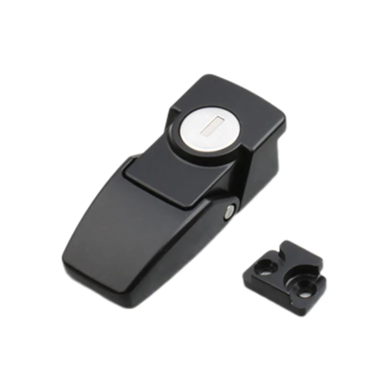 High Quality DKS-5 Zinc Alloy Toggle Lock DK604 Hasp Cabinet Hasp Toggle Latch Lock Cabinet Black Coated Metal Hasp Latch 1 PC