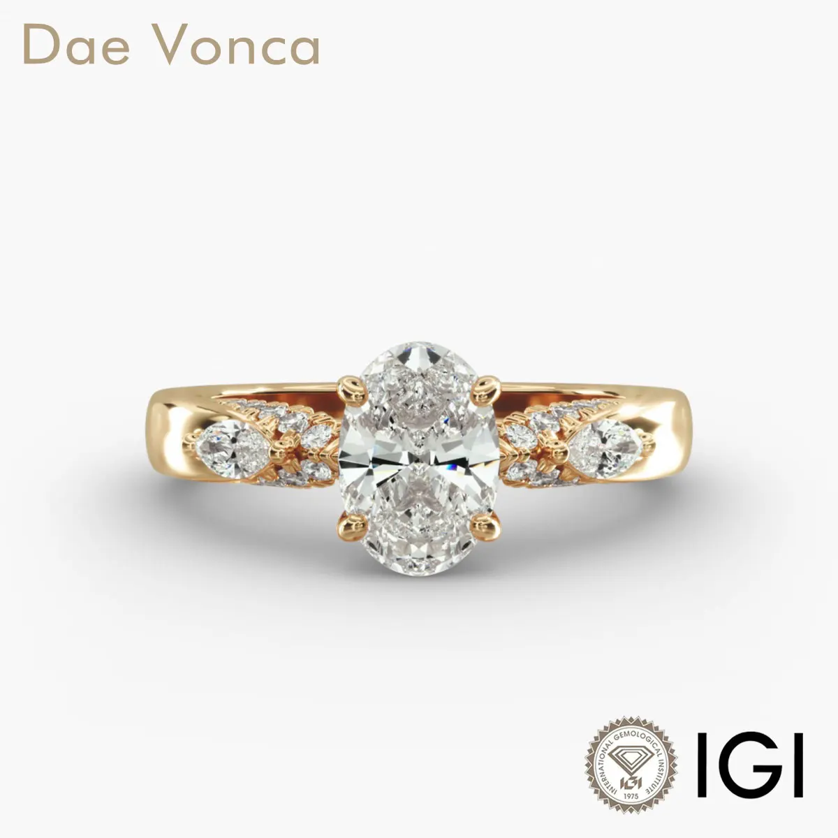 

Кольцо с бриллиантом из желтого золота 14 карат/18 карат, овальная огранка, выращенный в лаборатории бриллиант маркизы на плечо, кольцо с натуральным бриллиантом на годовщину