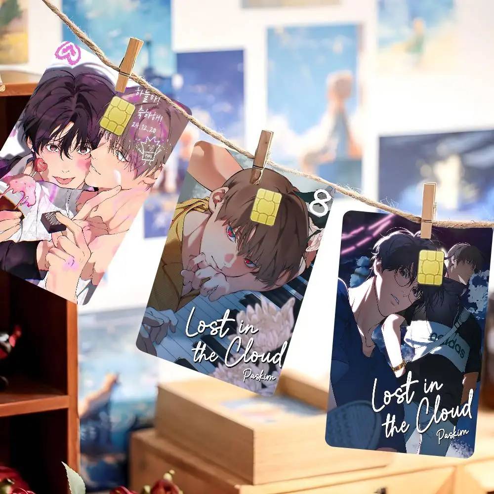 Lost In The Cloud 2024 أنيمي الكرتون الجلد ملصقات فيلم الشريط الحال بالنسبة لبطاقة الخصم الائتمانية الكبيرة الجانب الأمامي