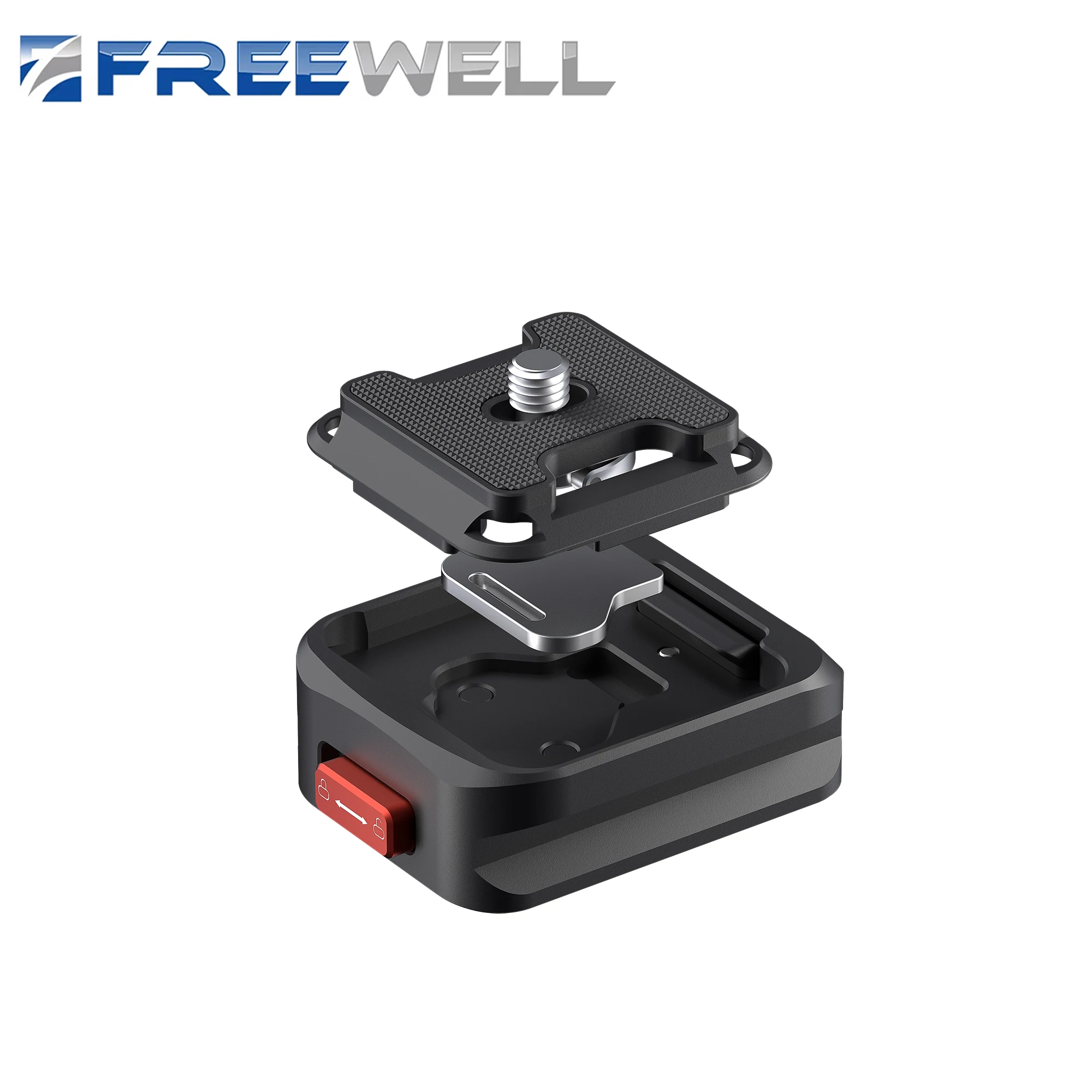 

Быстроразъемный зажим для штатива Freewell, совместимые с зеркальными камерами, алюминиевая конструкция с винтом 1/4 дюйма-20, поддержка быстрого крепления камеры на 4 кг