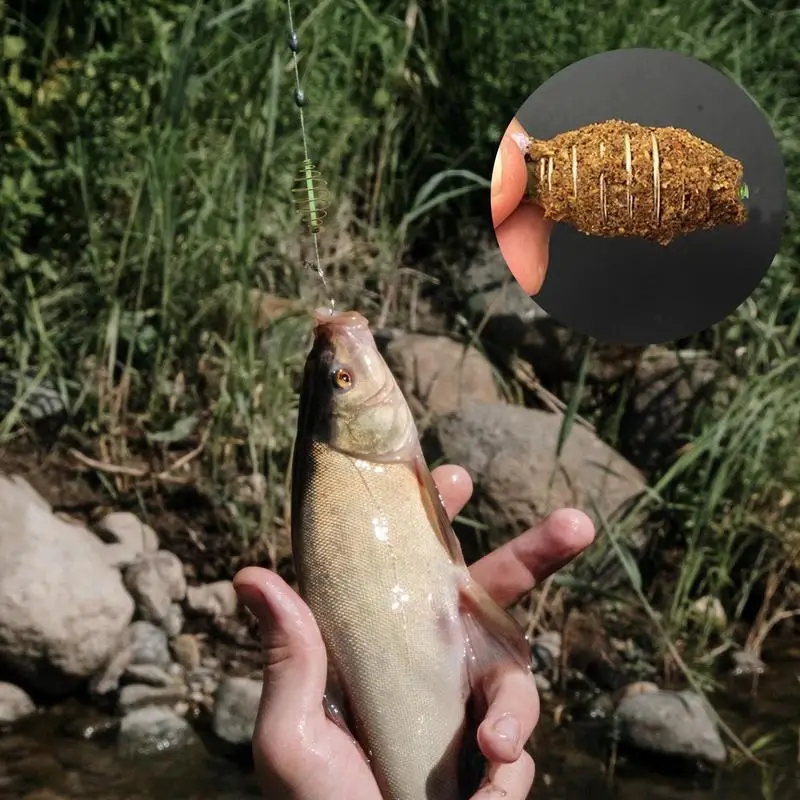 Köder fallen zum Angeln Angeln Karpfen Köder halter Köder werfer Grob köder Feeder Angel köder Tackle Zubehör für Karausche Karpfen