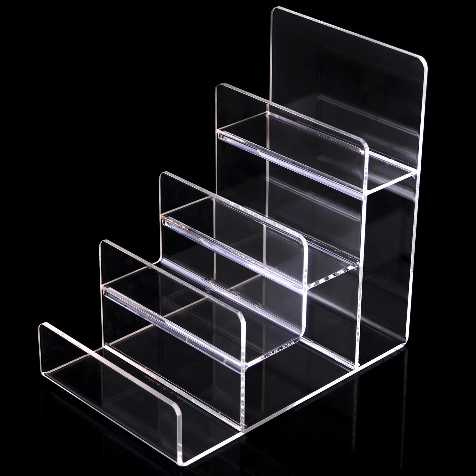 

1Pcs Multi-Layer Acrylic Storage Rack Transparent Wallet Holder Desktop Display Stand Glasses Organizer Acrylic Storage Rack