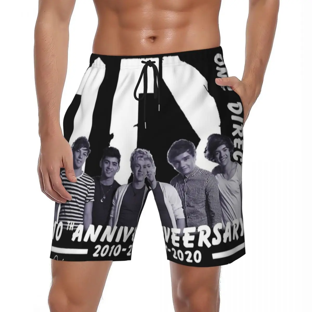 

Шорты O-ONE Band Direction Board, летние английские ирландские пляжные шорты в стиле поп-мальчик, мужские спортивные быстросохнущие пляжные плавки для фитнеса