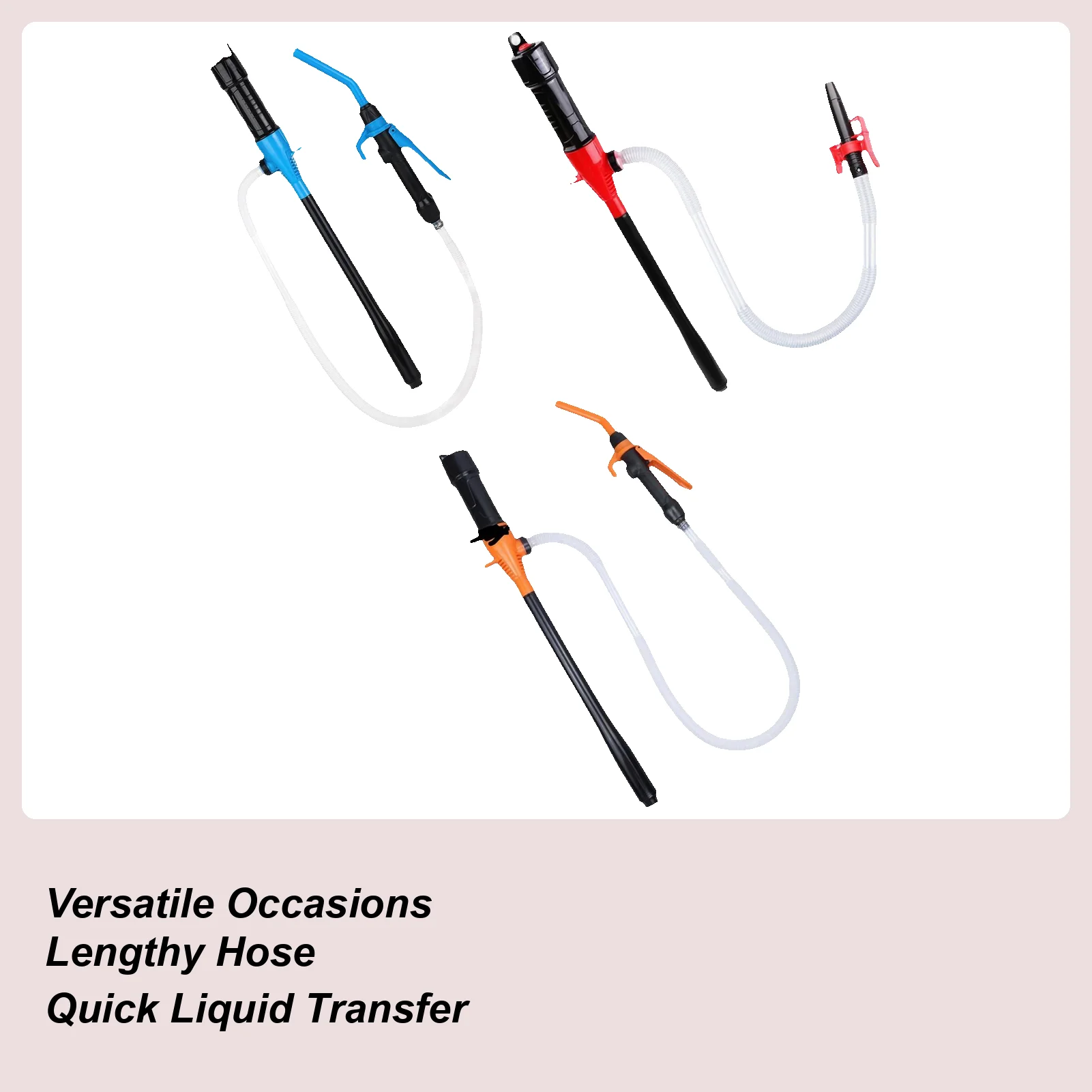 Cordless Fuel Transfer Pump Portable Electric Siphon Pump Electric Oil Pump With Handle For Oil Water Transmission