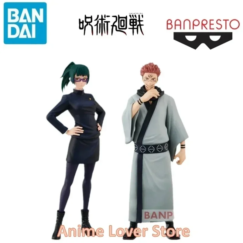 In Stock Bandai Banpresto Original Jujutsu Kaisen Zenin Maki Ryomen Sukuna Anime Figures Toys for Kids Gift