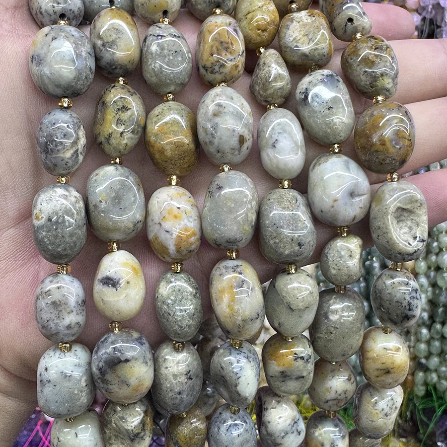 Natural Gray Australian Opal Stone Conformal Lrregular Faceted Loose For Jewelry Making DIY Necklace Bracelet 15''10x15mmtone