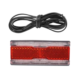 Bike Dynamo Rear Light With Parking Light AC 6V 0.5W LED Bicycle Taillight Fit 50Mm Mount Hole Bicycle Rack Carrier Lamp