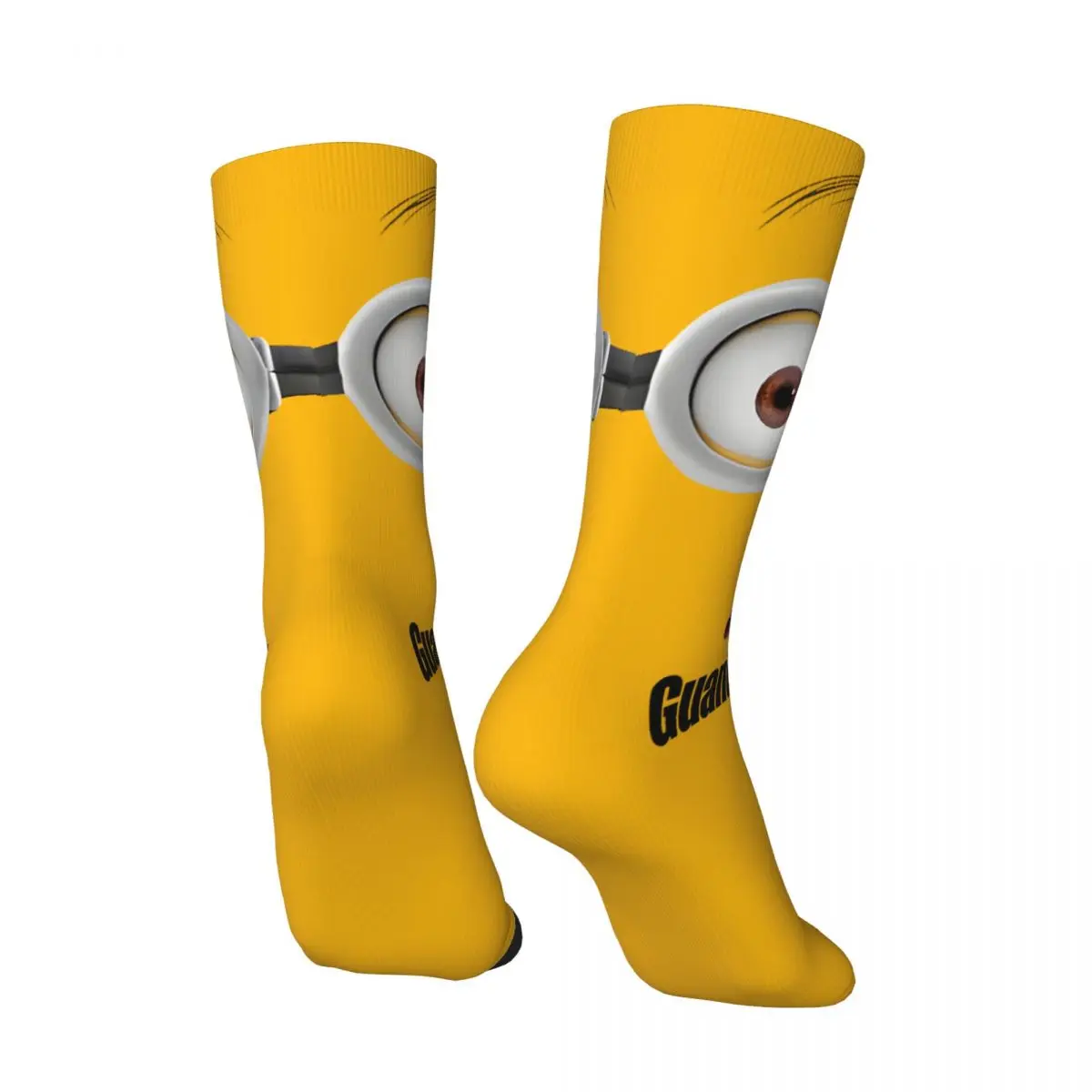 Retro Guantanamo Bay Minion Despicable Me Men's compression Socks Unisex Despicable Me Minions Harajuku Pattern Printed Sock