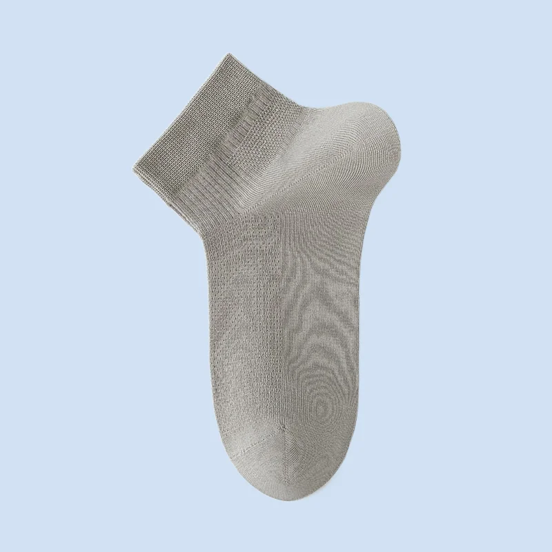 Calcetines desodorantes de algodón para hombre, medias deportivas finas, desodorantes, absorbentes del sudor, de malla transpirable, informales, para verano, 3/6 pares