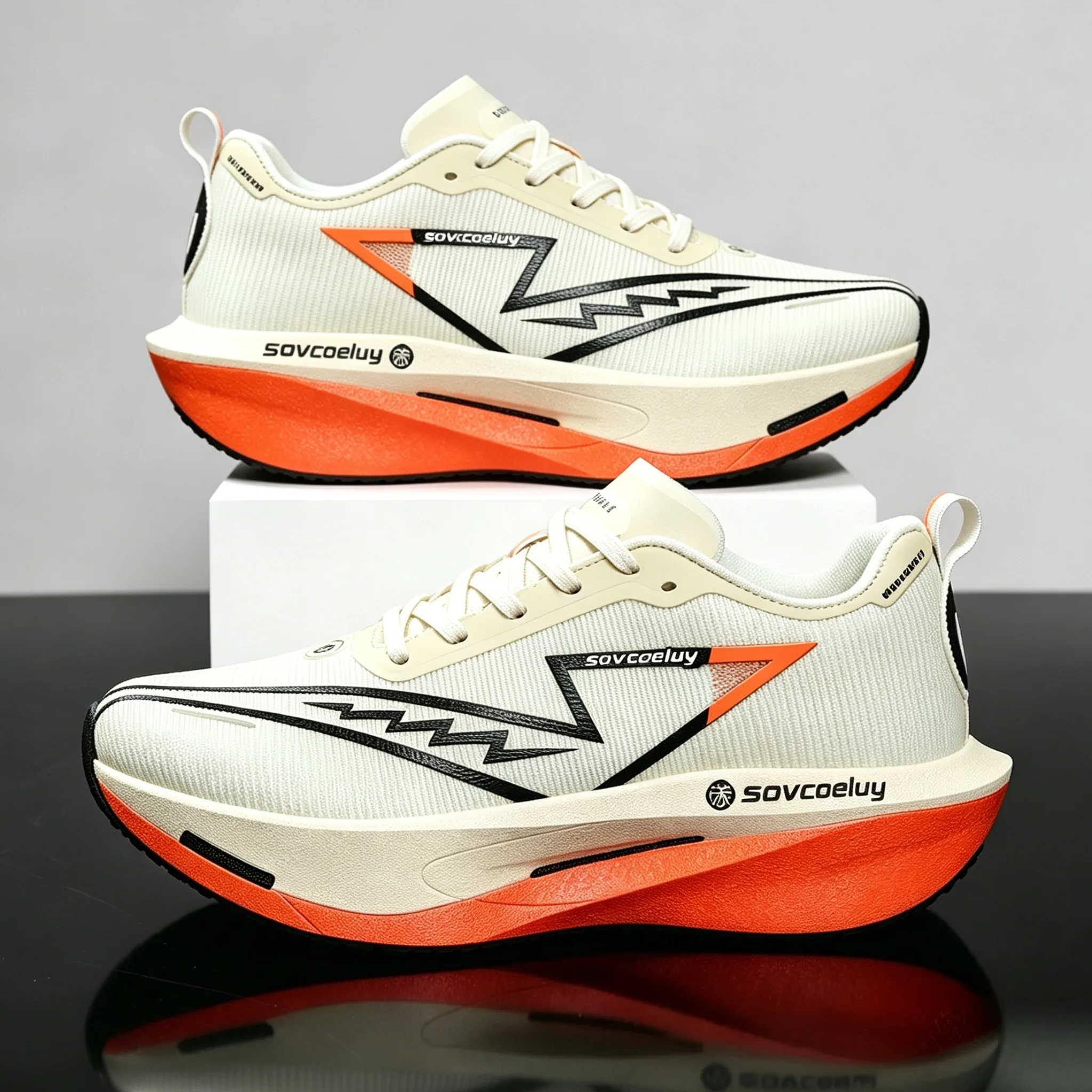 

Men's Running Shoes 2026 Hot-Selling Youth Sports Shoes Carbon Plate Technology Running Shoes Cushioning and Rebound Training Shoes Suitable for Various Terrain Outdoor Sports