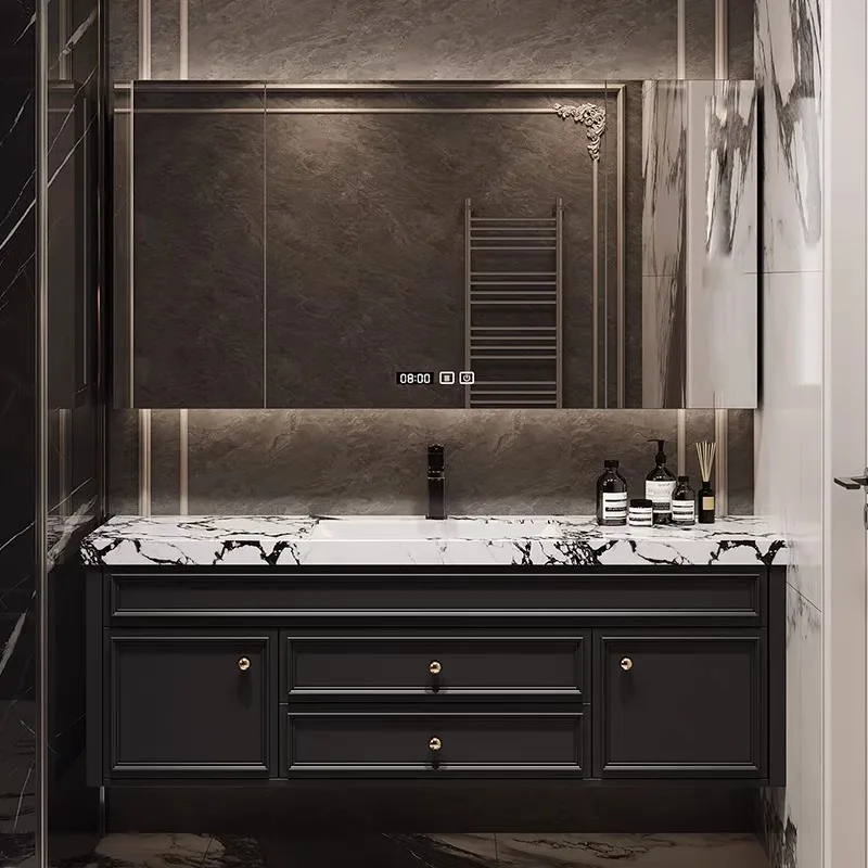 

Sink Vanity Bathroom Cabinets Fashion Toiletries Ryobi Hanging Bathroom Cabinets Retro Oak Furniture Lemari Kamar Mandi MHYSG