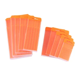 1PCS Orange Drill Storage Box Plastic Drawing Box Special Tool Box For Twist Drill Tap Accessories Parts Storage Box