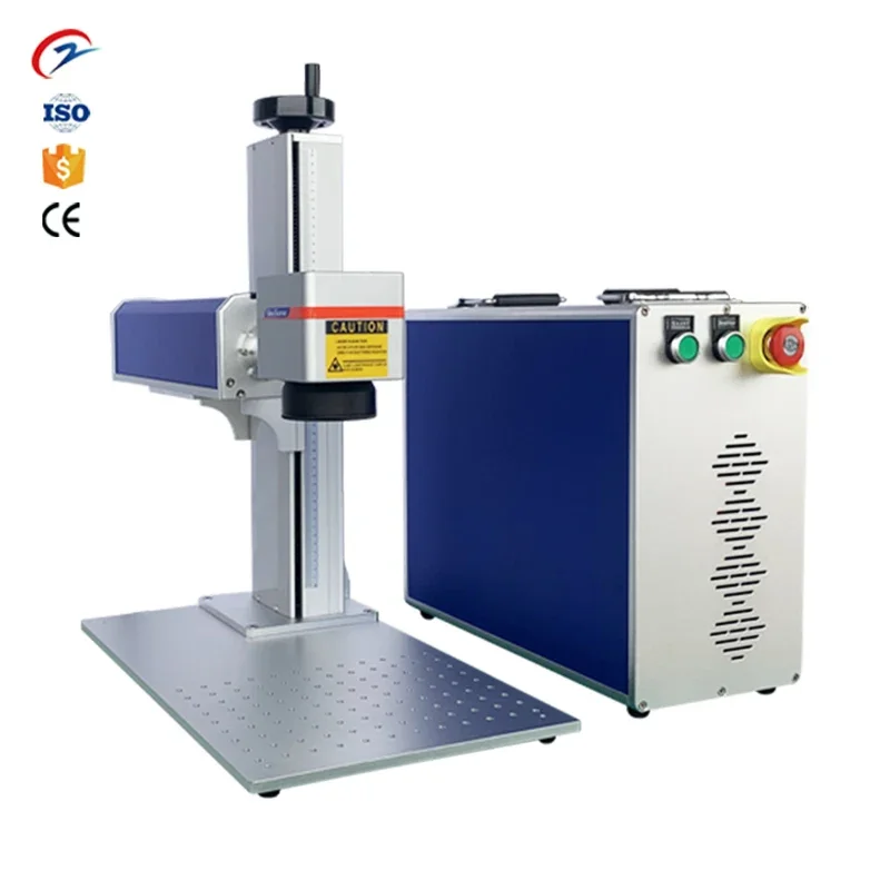 

30w raycus fiber laser marking machine mini lazer date printing machine metal deep engraving machine