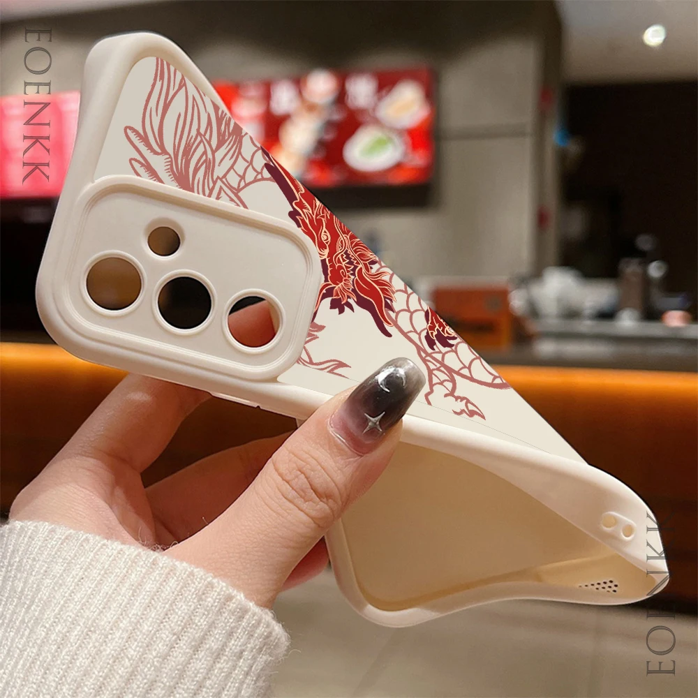 Luxury Fashion East Dragon Phone Case For Samsung Galaxy S23 S22 S21 S25 S24 S20 Ultra FE A35 A15 A25 A55 Note 20 Plus 5G Cover - náhled 4