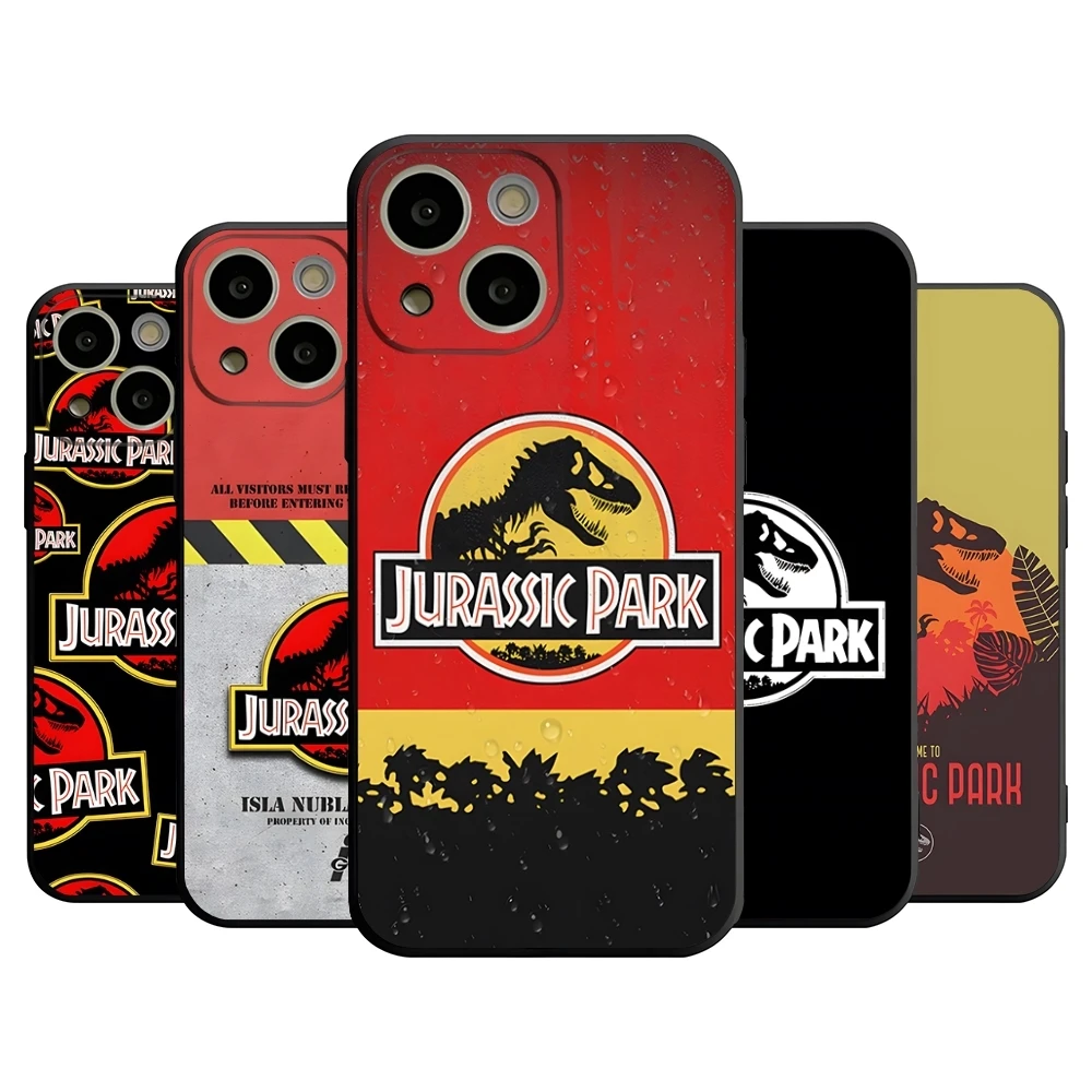 J-Jurassic Park Dinosaur World Phone Case For 14 Pro Max For Iphone 15 Pro Max 16 12 Mini 11 13 Pro Xr X Xs 8 7 Plus Back Cover