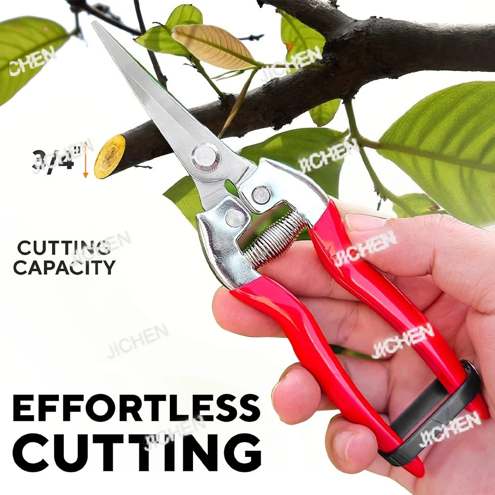 Лезвие из нержавеющей стали, ручные инструменты, садовые ножницы для обрезки фруктов, садовые ножницы