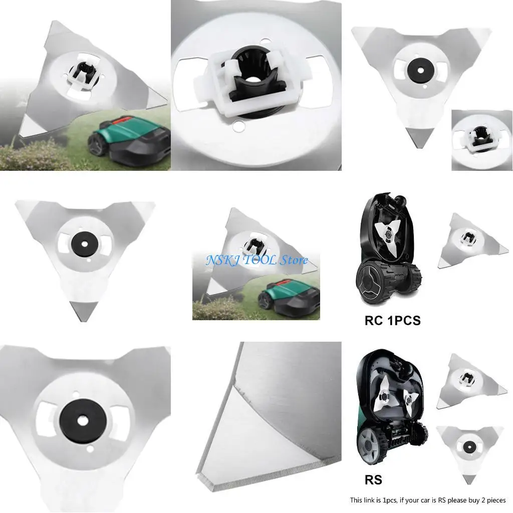 

L8RC Professional Robot Lawn Mower Blade Stainless Steel Replacement for RC