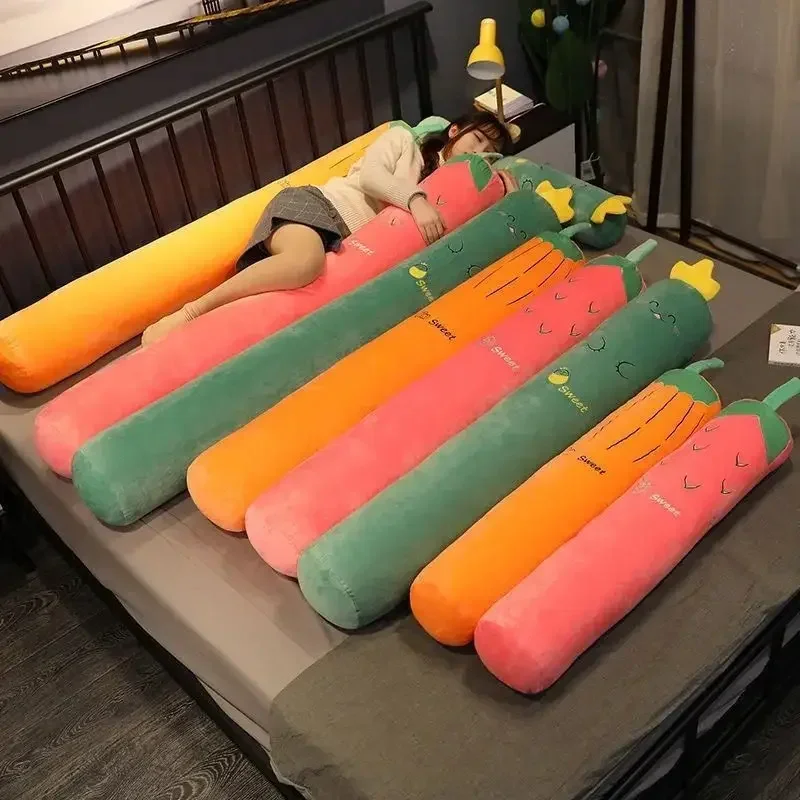 Cute Cylindrical Side Sleeping Long Pillow Detachable Washable Soft Body Pillow Gift Cartoon Pregnancy Sleep Leg Gripper Pillows