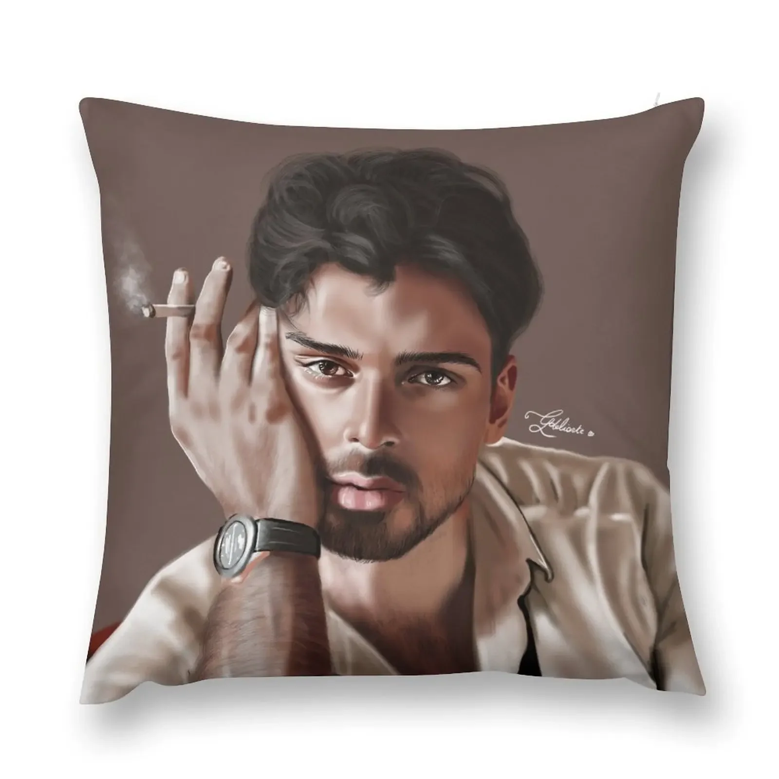 Michele Morrone / 365 DNI Throw Pillow Luxury Cushion Cover Cushions Cover luxury home accessories Pillow Case Christmas pillow