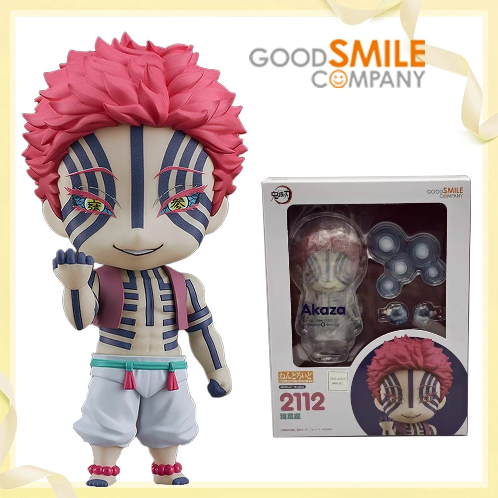 

%100 Original Good Smile Company Nendoroid (#2112) Kimetsu No Yaiba - Akaza Anime Figure Action Figure Model Decoration