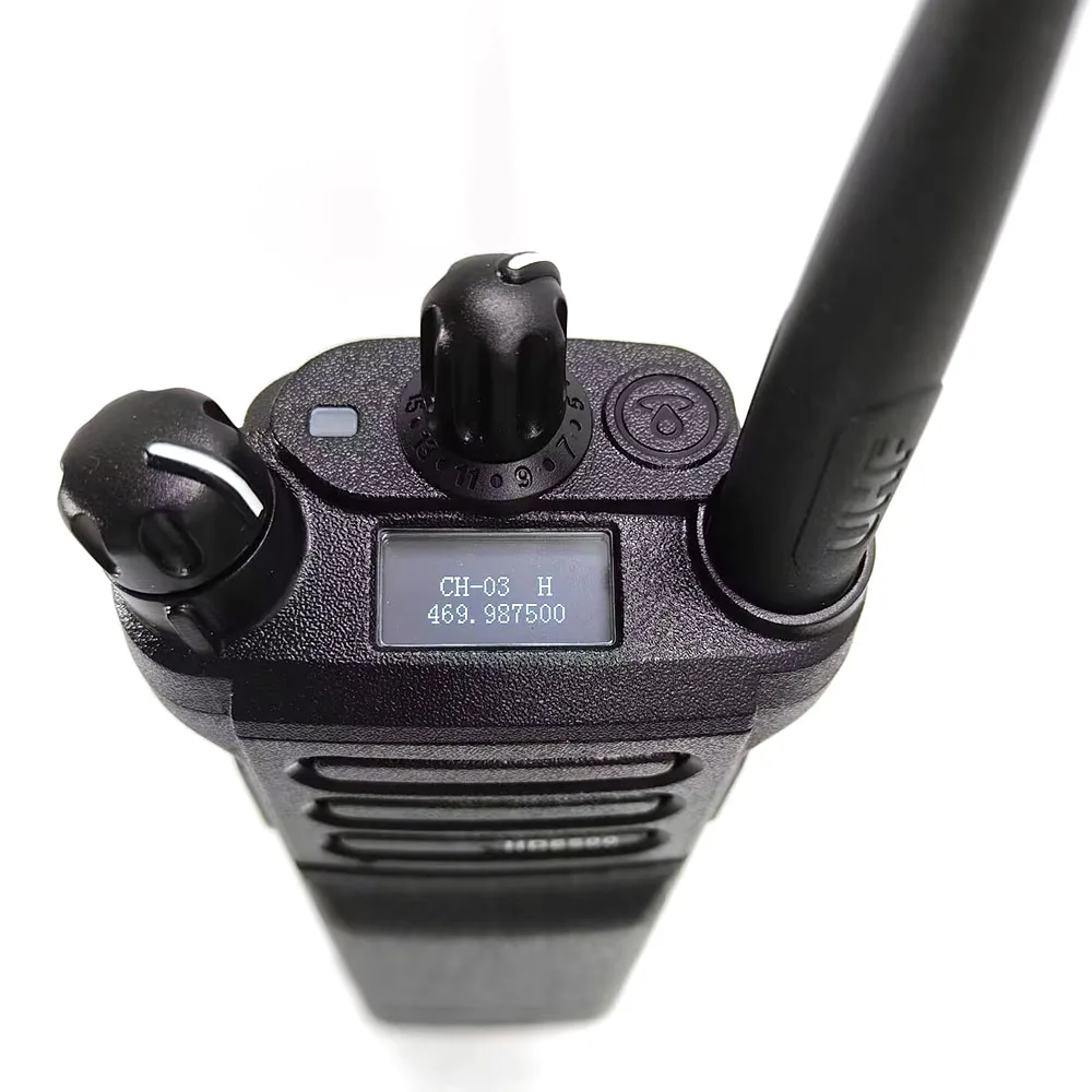 ANYSECU HD6500 4G Network Radio UHF400-480Mhz Analog Walkie Talkie RTOS System Work with Real-ptt