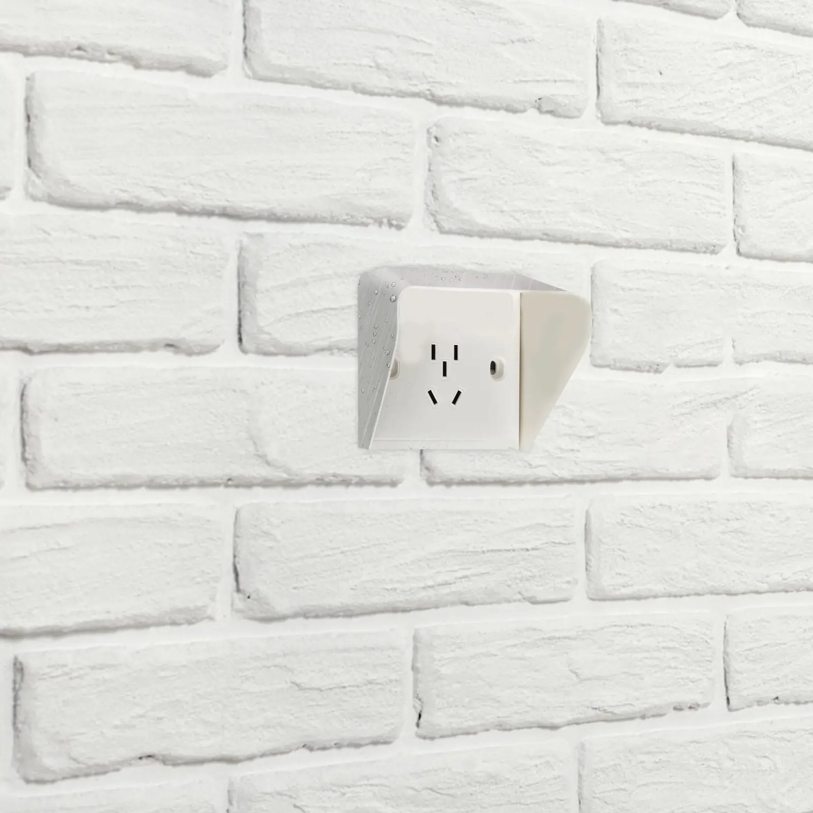 

Outdoor Electrical Outlet Cover Splashproof Waterproof Protective Socket Cover Folding Design Compatible with Various Outlets