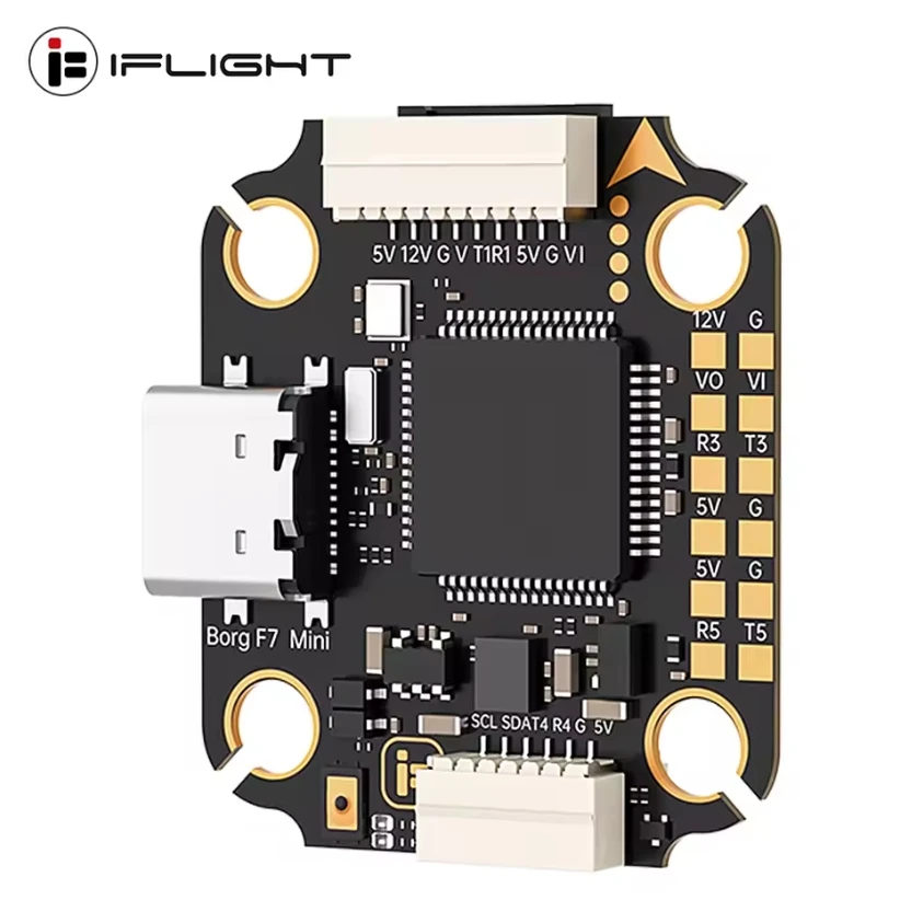 

IFlight Borg F7 Mini Flight Controller Stack ICM42688 Flash 32 МБ с Borg 60 Mini BL32 (32bit ESC) 2-6S Lipo для RC FPV Drone