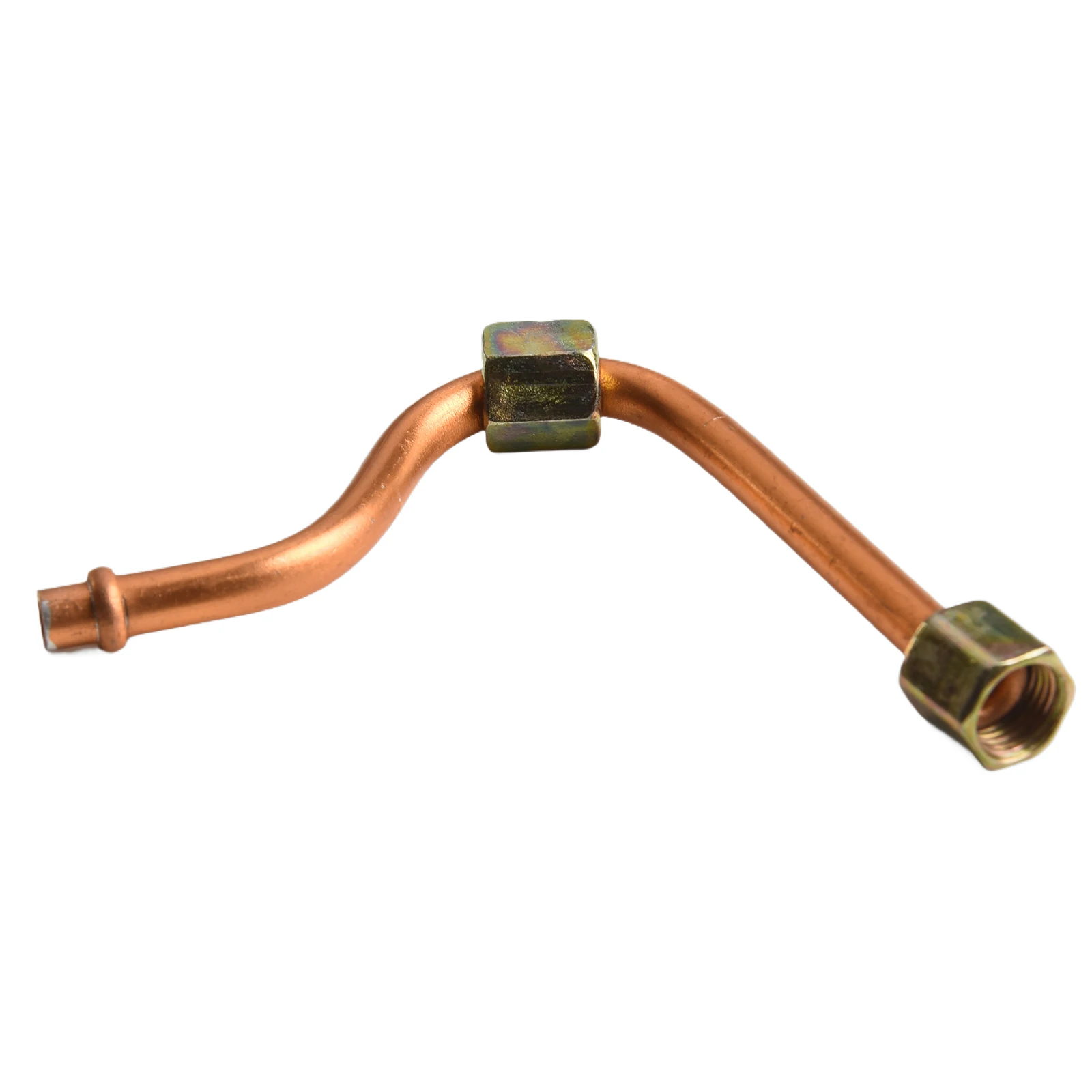 Small Aluminum Air Compressor Exhaust Tube Replacement 7 Shaped Design with Bell Mouth Ends for Household Compressor Use