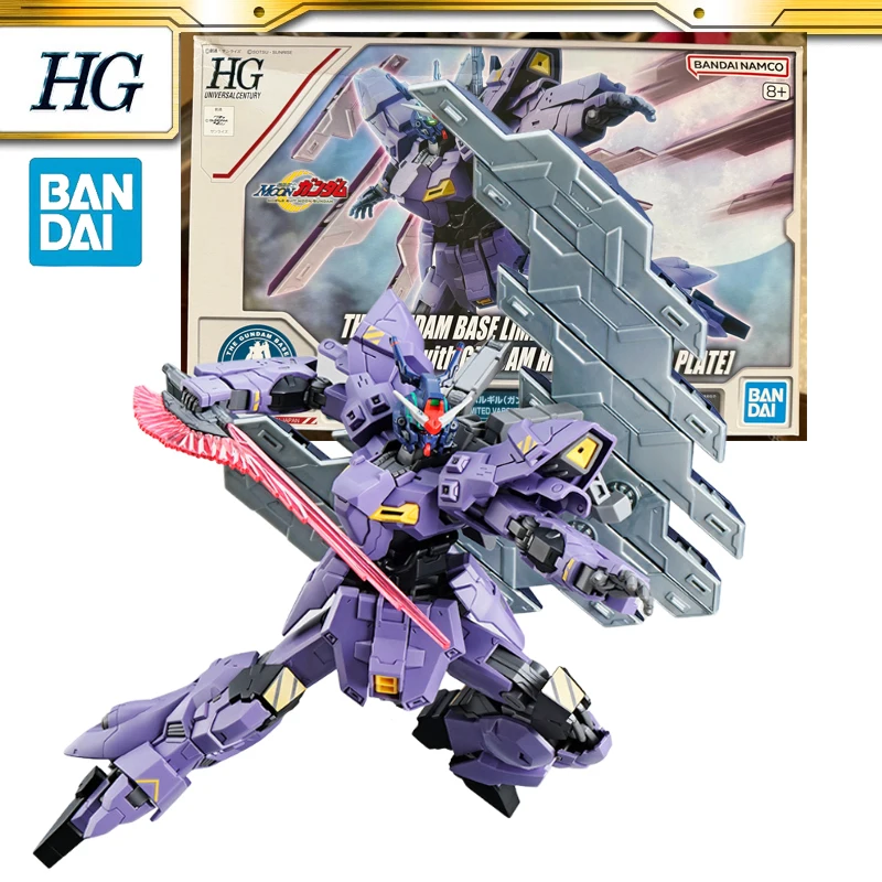 

In Stock BANDAI RG 1/144 THE GUNDAM BASE LMITED VARGUL [with GUNDAM HEAD & PSYCHO PLATE] Anime Action Figures Assembly Model Toy