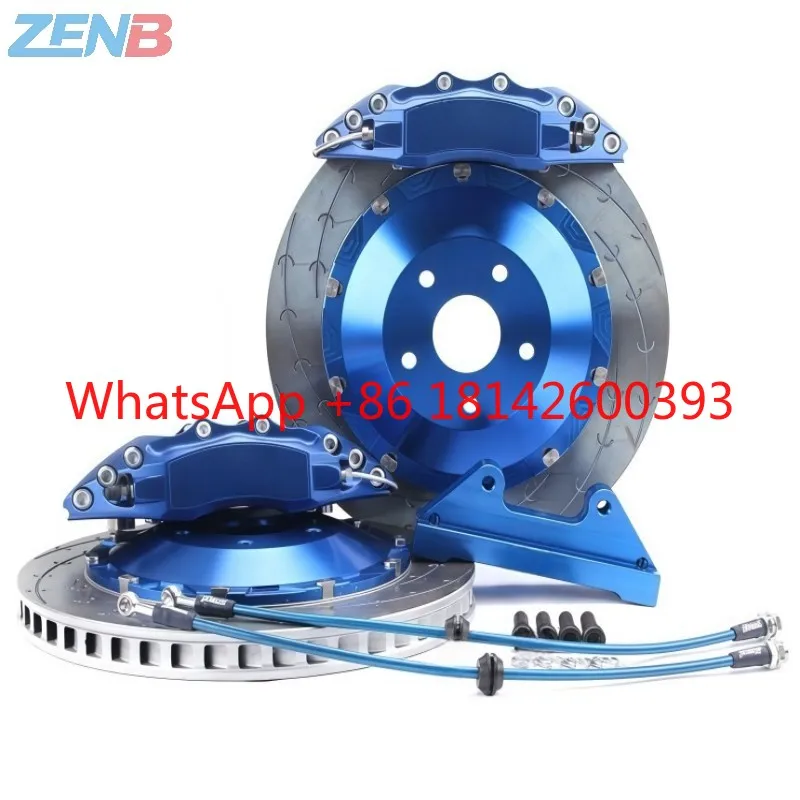 Front 6-Piston Brake Caliper Upgrade Big Brake Kit Modified Racing Disc