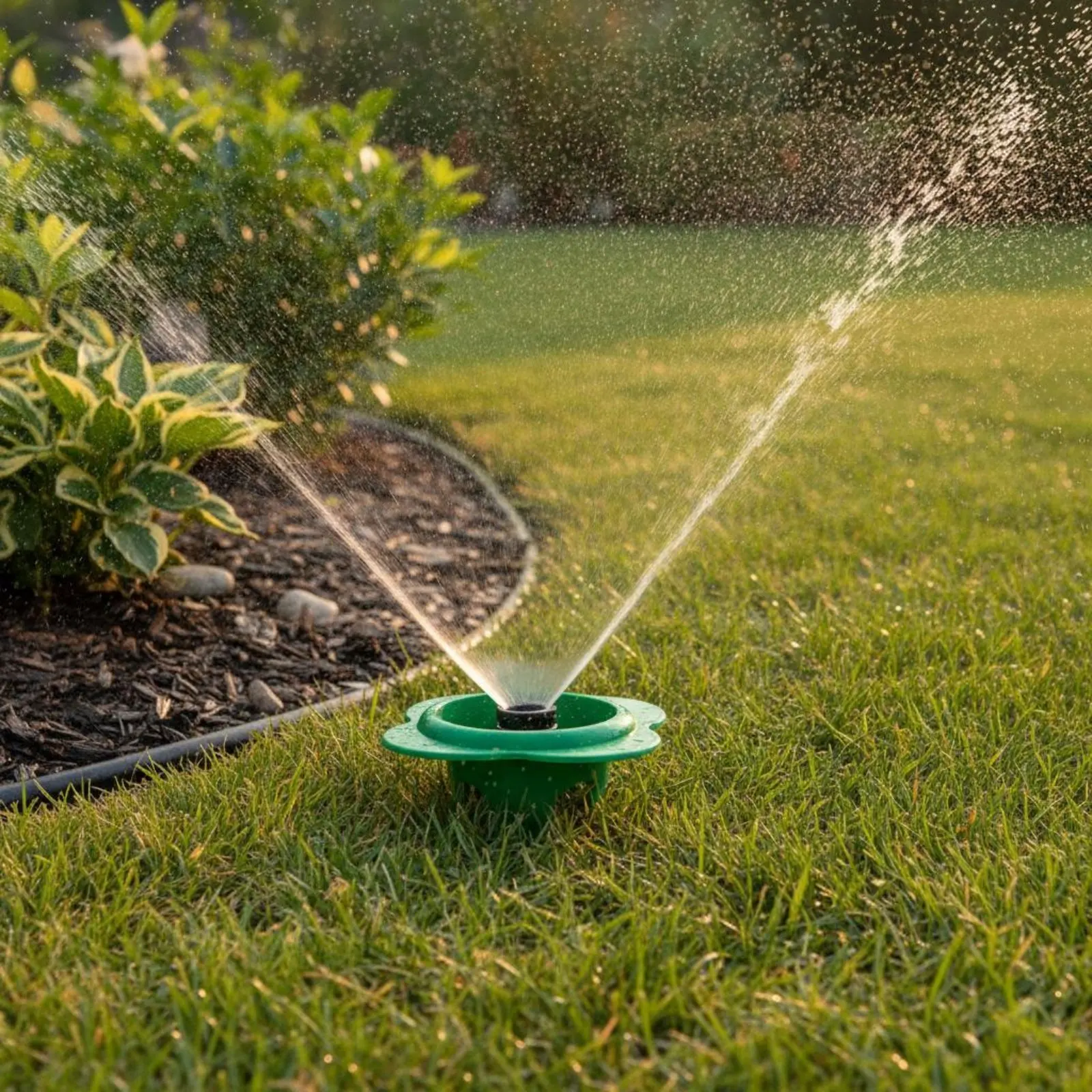 

Защита для насадки газонного разбрызгивателя: защита от повреждений газонокосилкой, защита для головки разбрызгивателя, часть системы орошения, дизайн в форме цветка