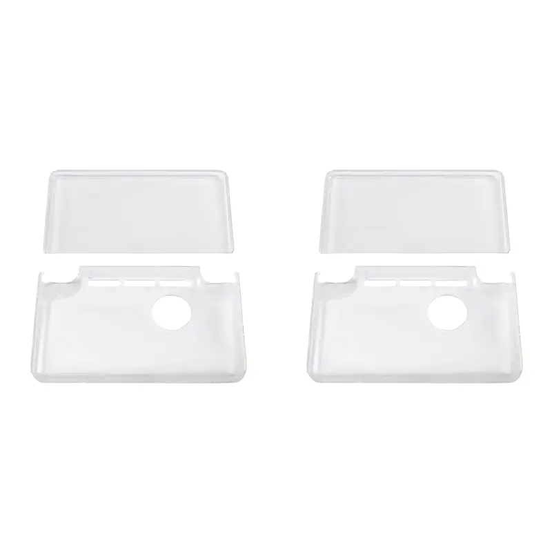 2X For AYN THOR TPU Case Transparent Protective Shell For Dual Screen Flip Game Console Portable Protection
