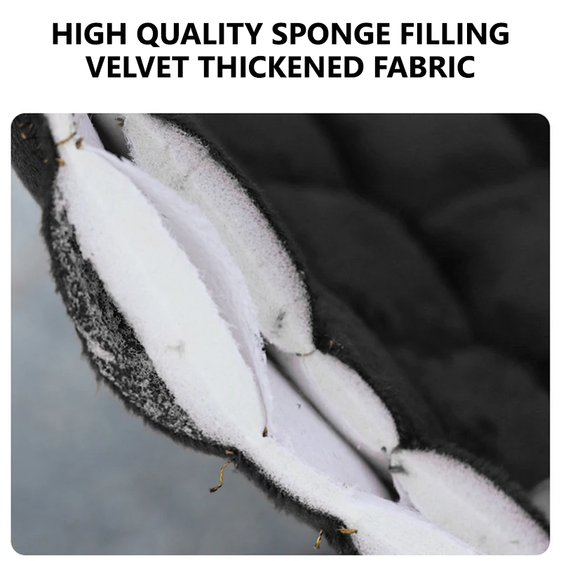 SEAMETAL غطاء مقعد دراجة نارية الشتاء الدافئة مقعد يغطي سميكة المخملية مقعد الحصير دراجة نارية دراجة كهربائية وسادة مقعد ملحق