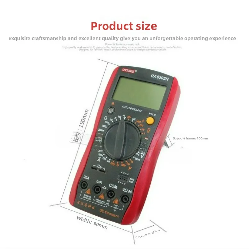 UA9205N Digital Multimeter Full Protection for Arcade Crane Game Machine Maintenance Coin Operated Games