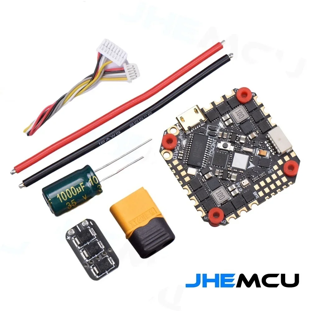 JHEMCU GHF405AIO HD Betaflight F405 OSD Flight Controller With 40A ESC PWM Dshot600 2-6S for Toothpick RC FPV Racing Drone Toys