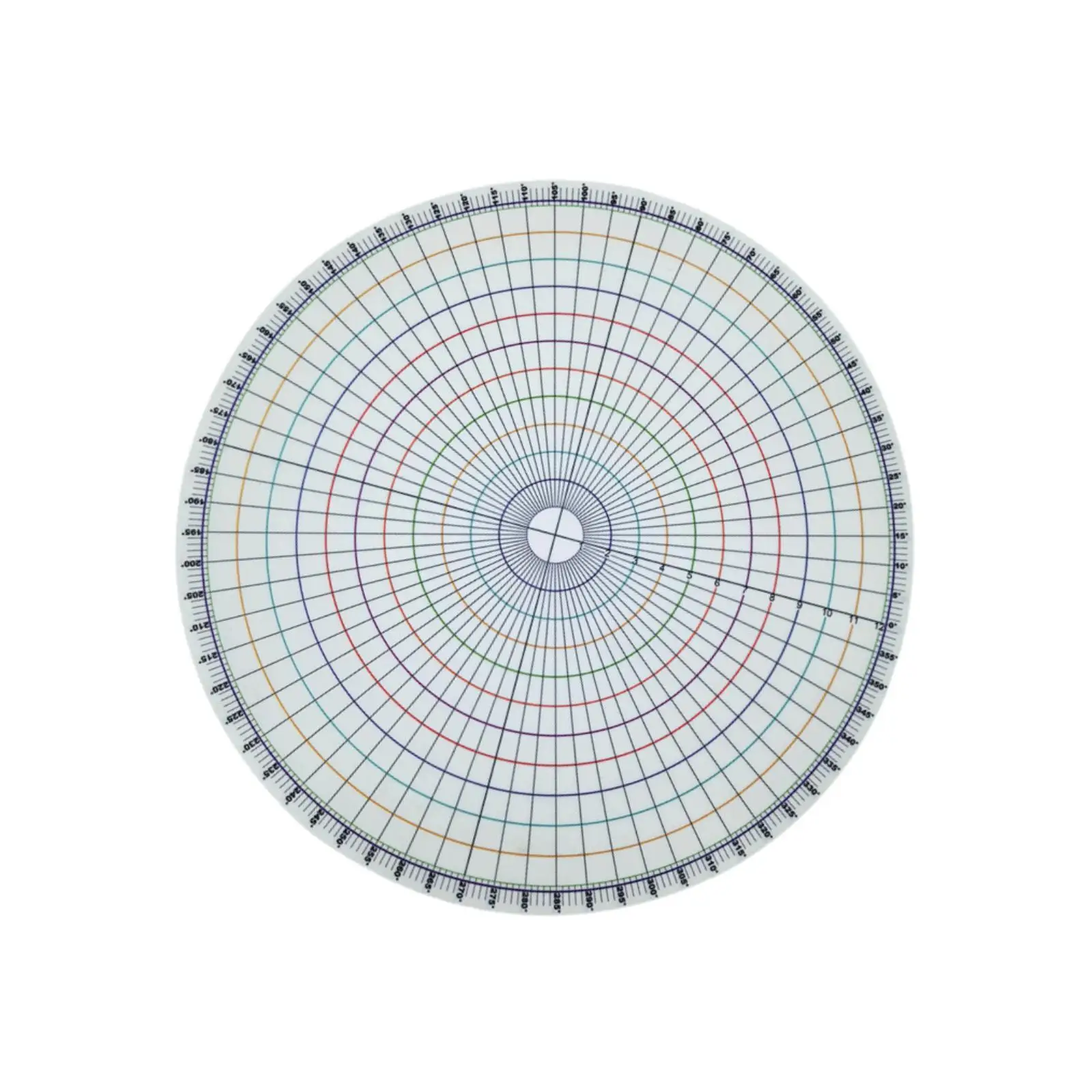 Underglaze Painting Circle Dividing Card for Ceramics Modeling Trimming Tool