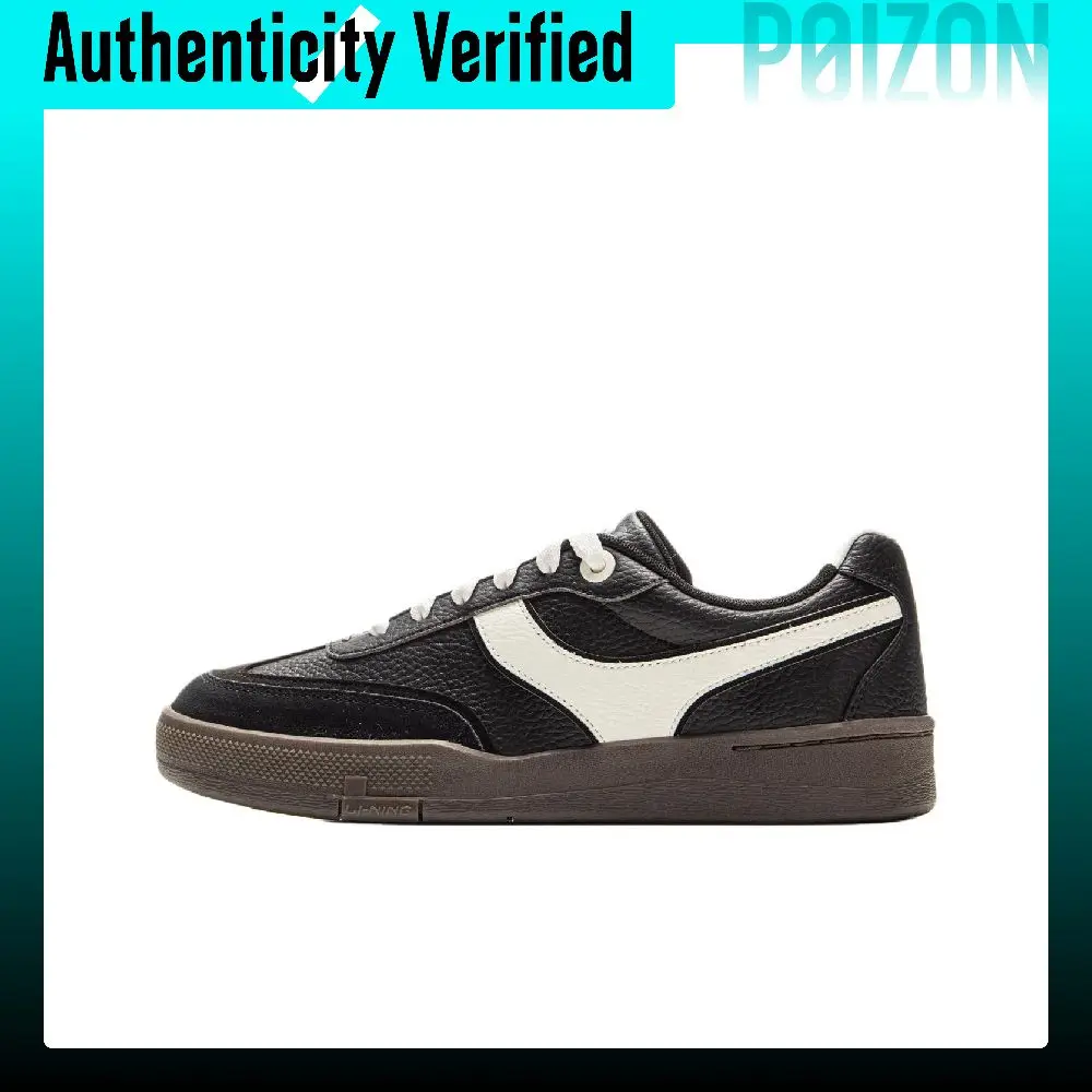 Li Ning Glory 92s Extreme Sports Low top Skateboard Shoes Men's Black White AEPV081-2