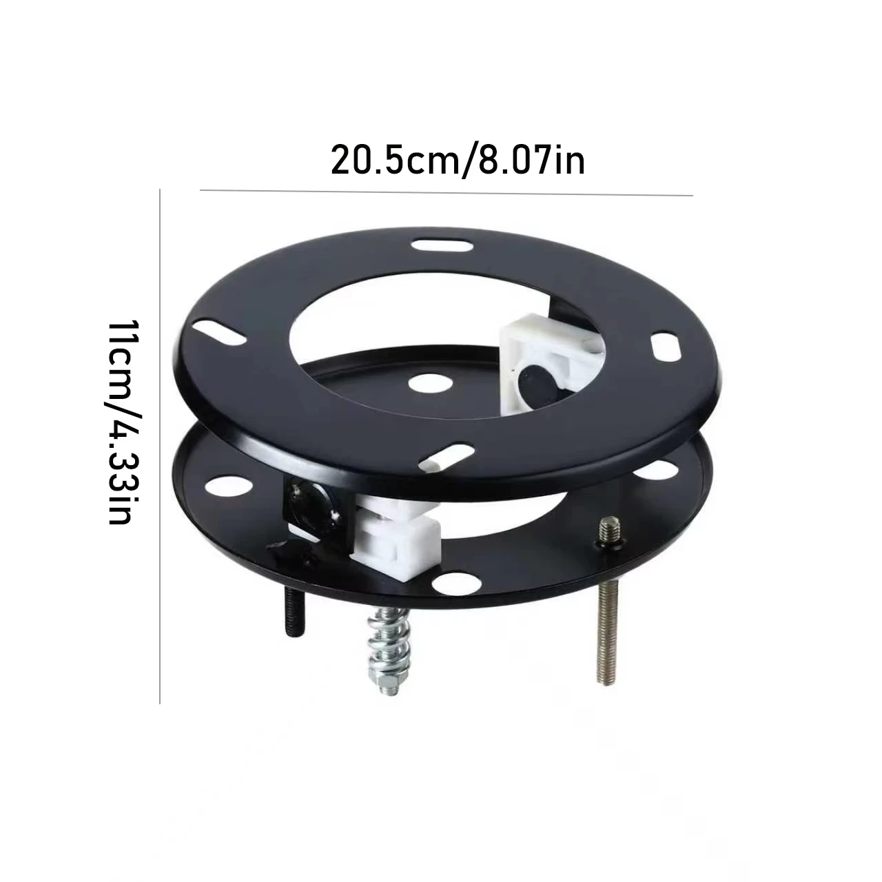 Salon Shampoo Chair Swing Base Replacement Footbath Swing Machine Rocker Core Metal Swivel Plate Spring Screw Repair Parts