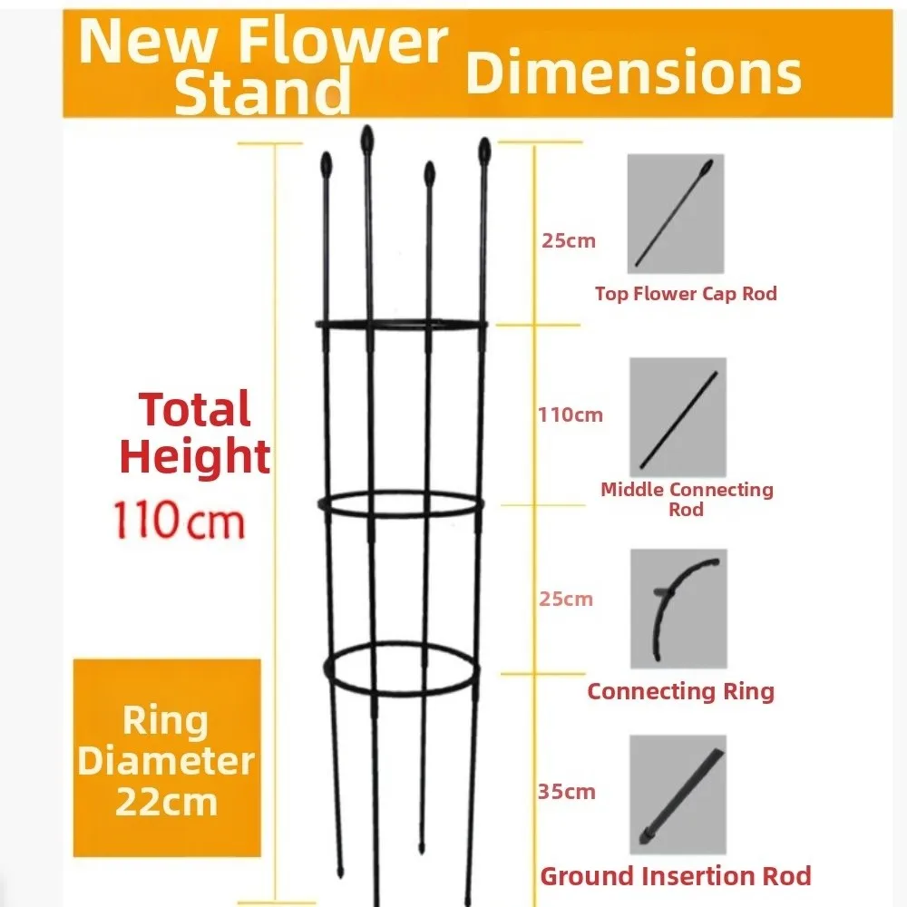 Stackable Garden Trellis Infinitely Spliceable Plastic Plant Support Trellis Potted Plants Climbing Plants Rustproof Trellis