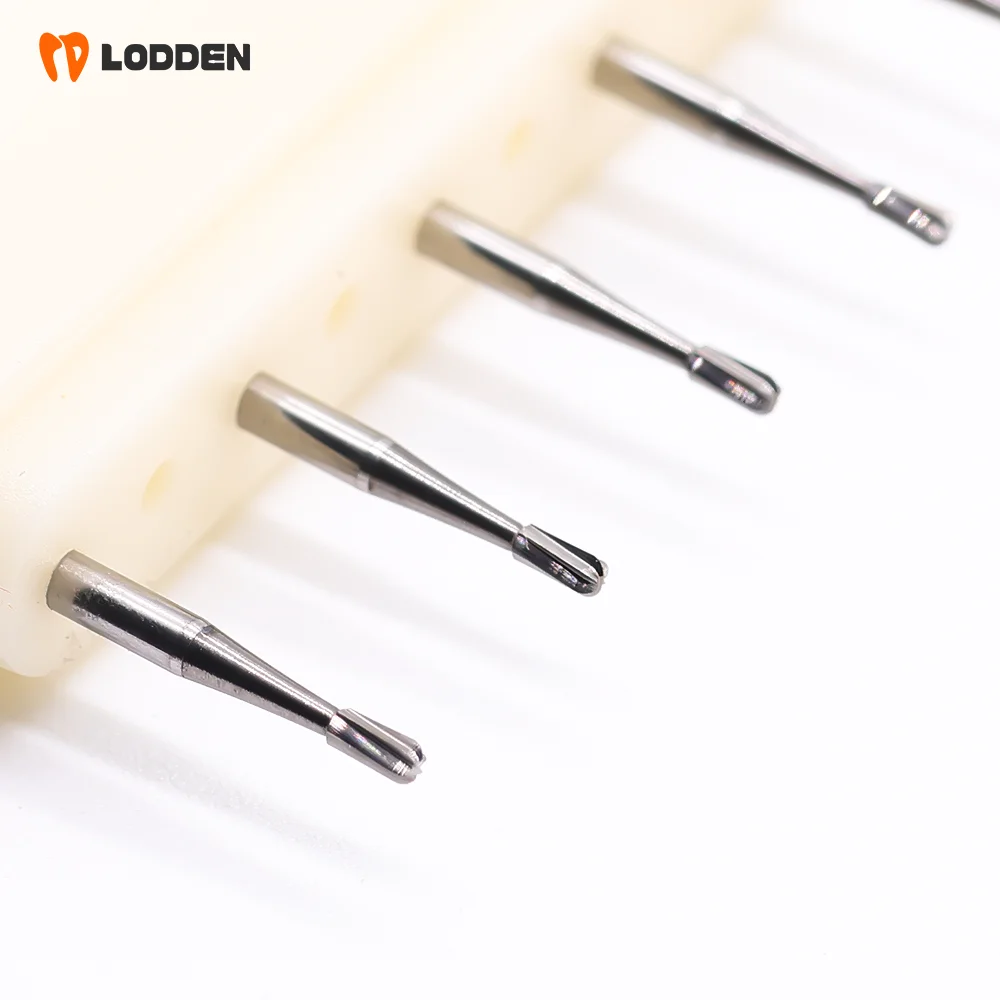 5Pcs/Box Dental Tungsten Carbide Bur for High Speed Handpiece FG Type Round Dental Lab Clinic Tools Tungsten High Speed Drills