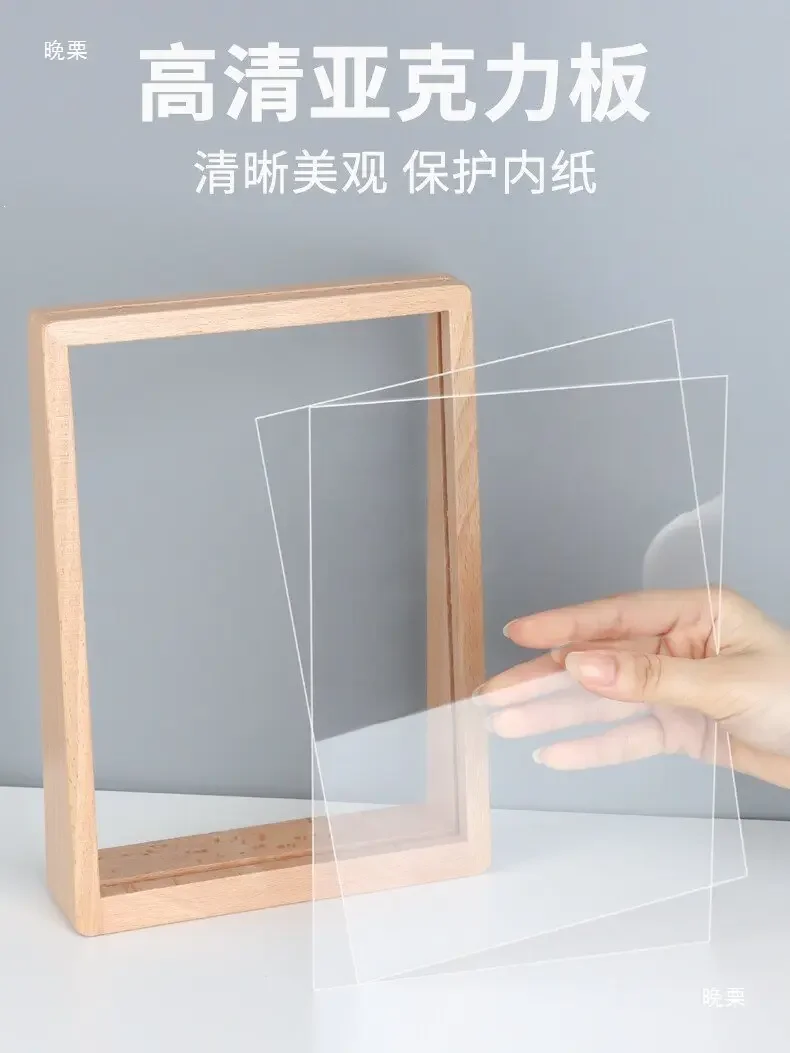Solid wood price display card Yake pricecard Dining table Standingcard Flyer page Display rack Vegetablecard Price sign Desk