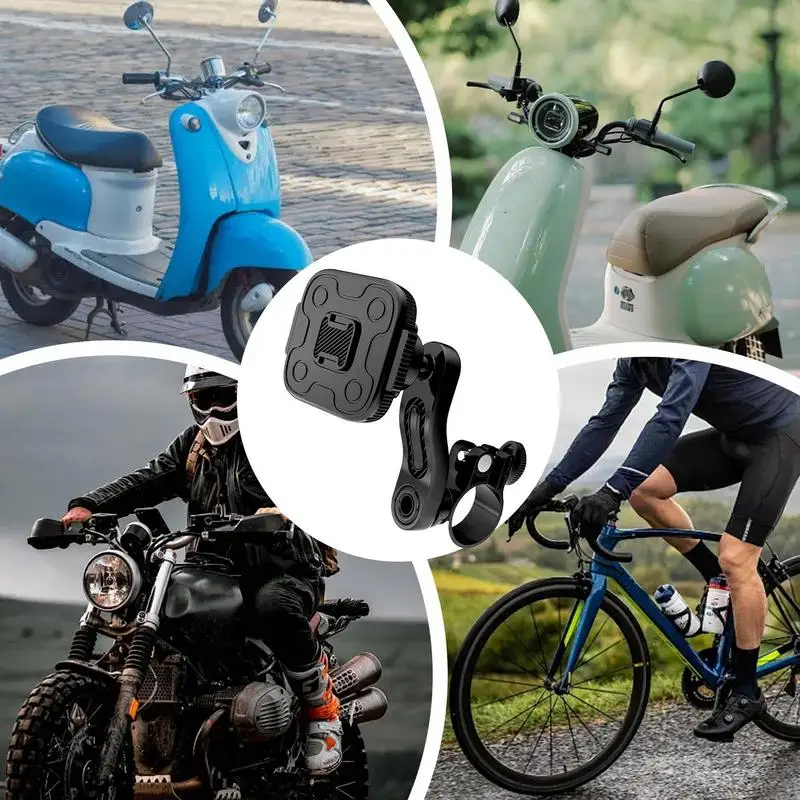 Motorcycle Magnetic Phone Holder 360-degree Rotation Bikes Handlebar Navigation Mount Anti-Vibration Bicycles Mobile Phone stand