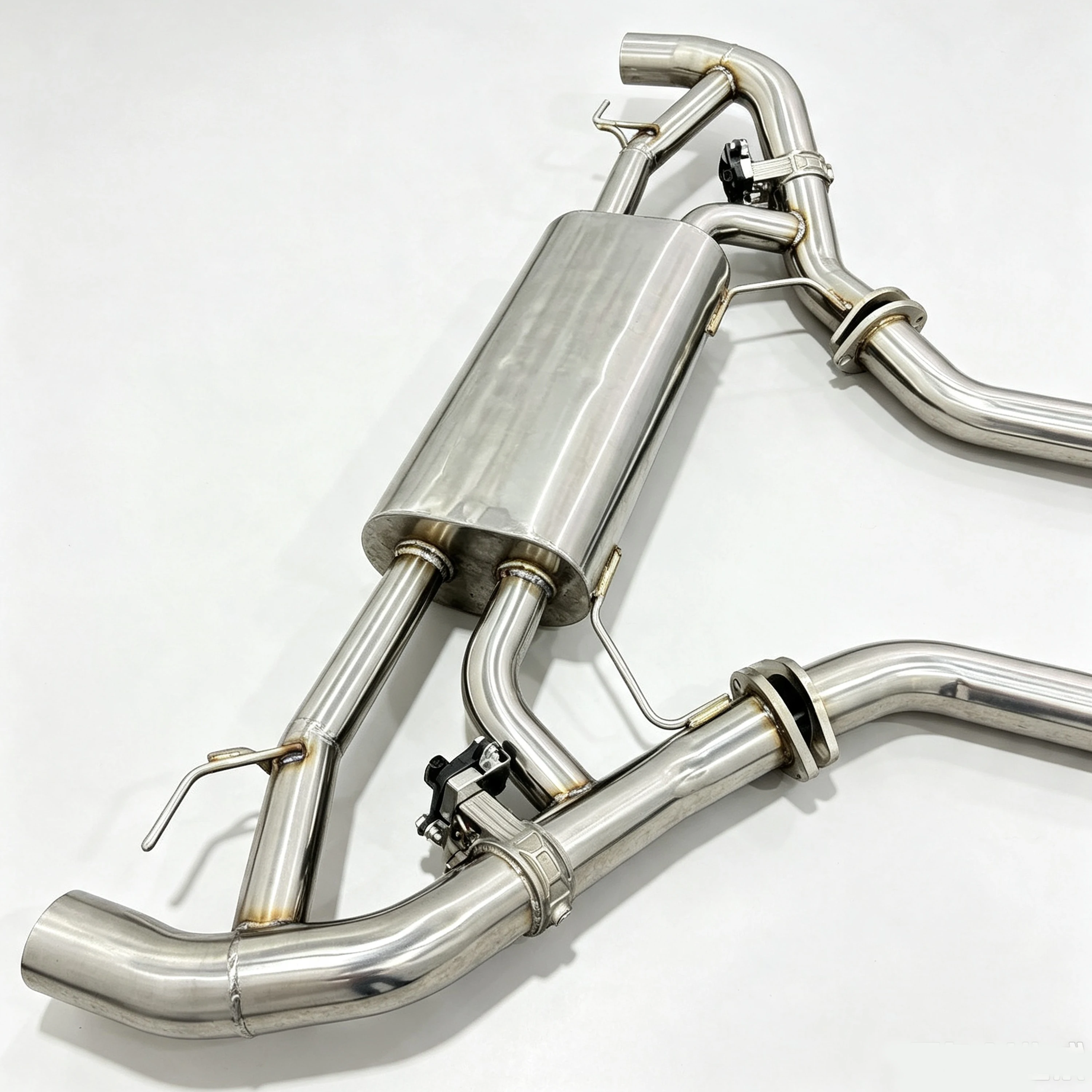 Für BMW X5 X6 G05 G06 B58 3.0T Edelstahl-Catback-Auspuffanlage mit Tuning-Schalldämpfer und Ventil – Detail 8